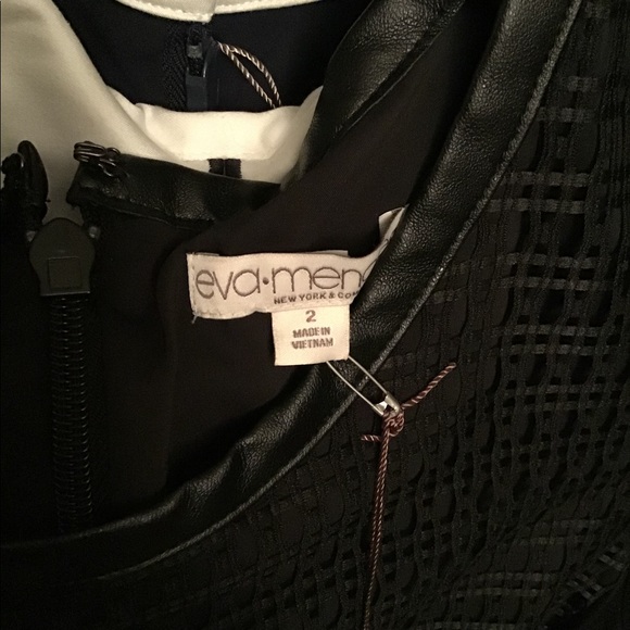 Eva Mendes Ravenna black fringe mesh dress 2 NWT - Picture 7 of 9